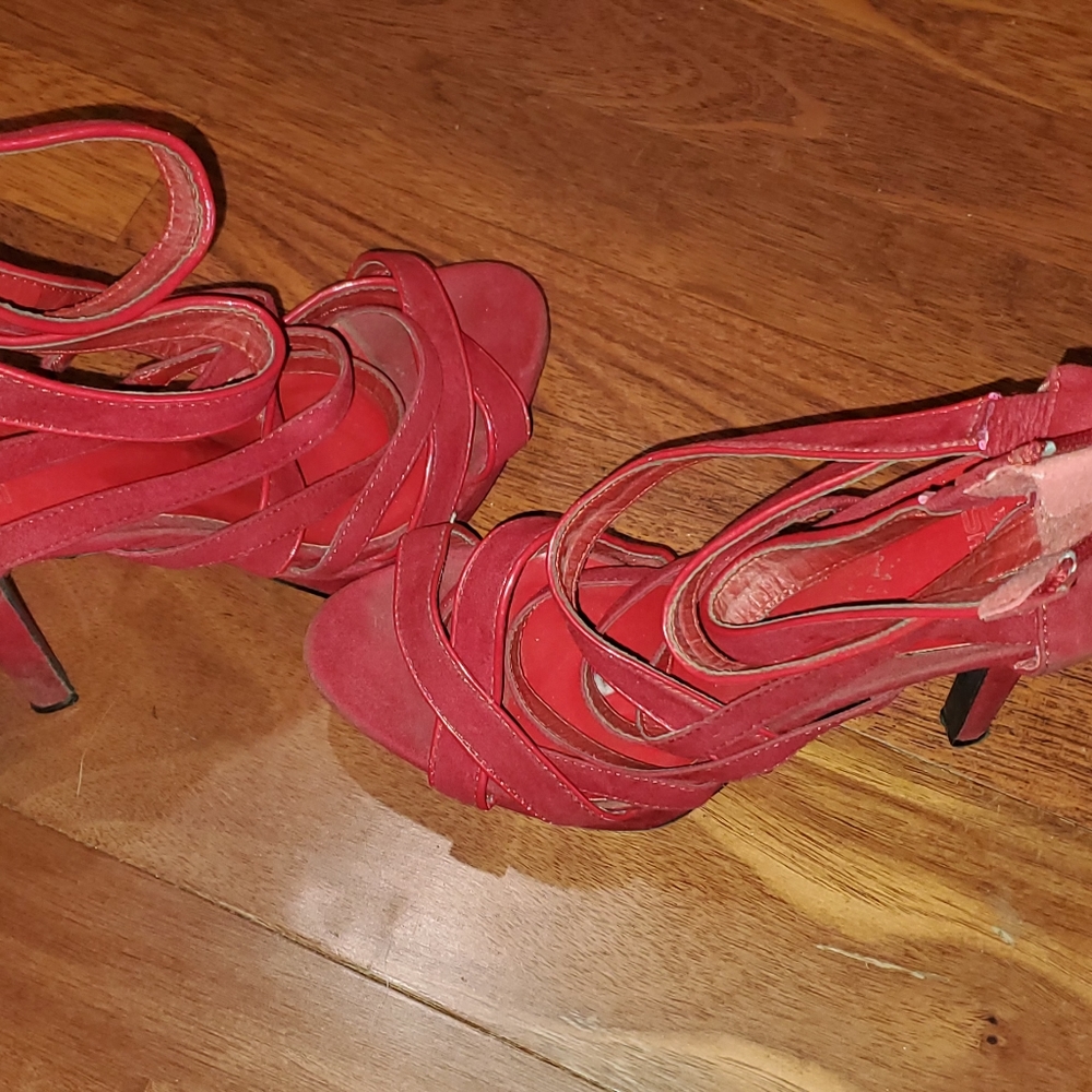 Red stiletto heels